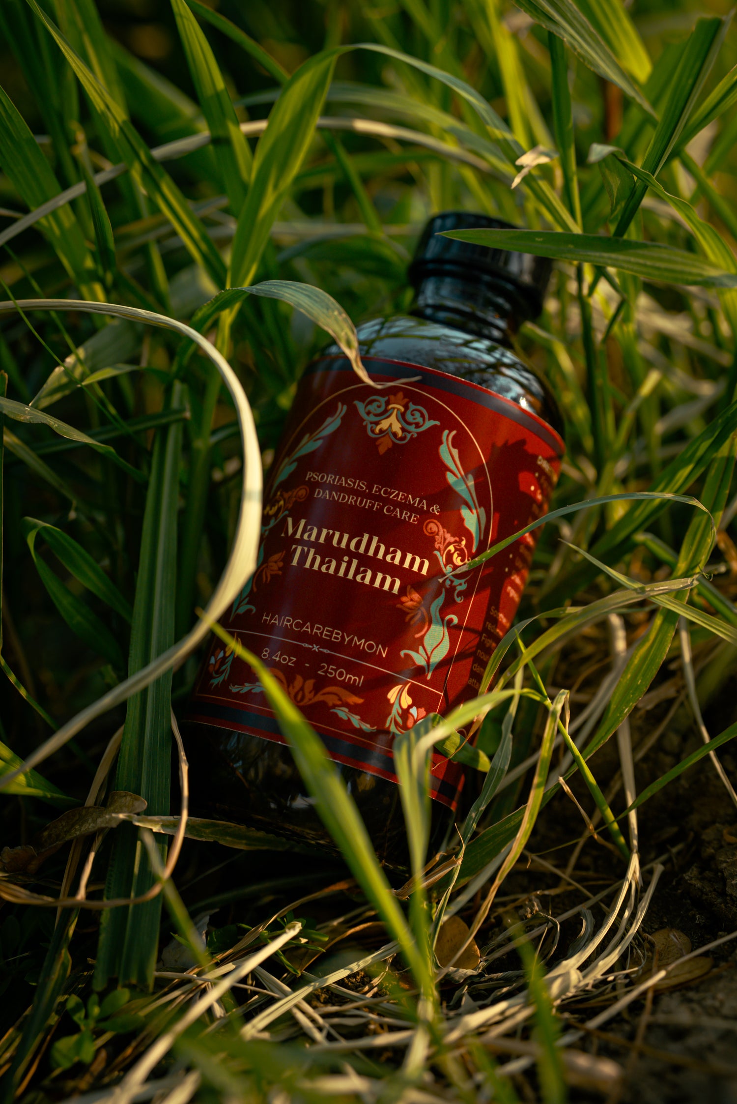 Marudham Thailam | Ayurvedic Oil for Eczema, Psoriasis &amp; Dandruff (Unscented)