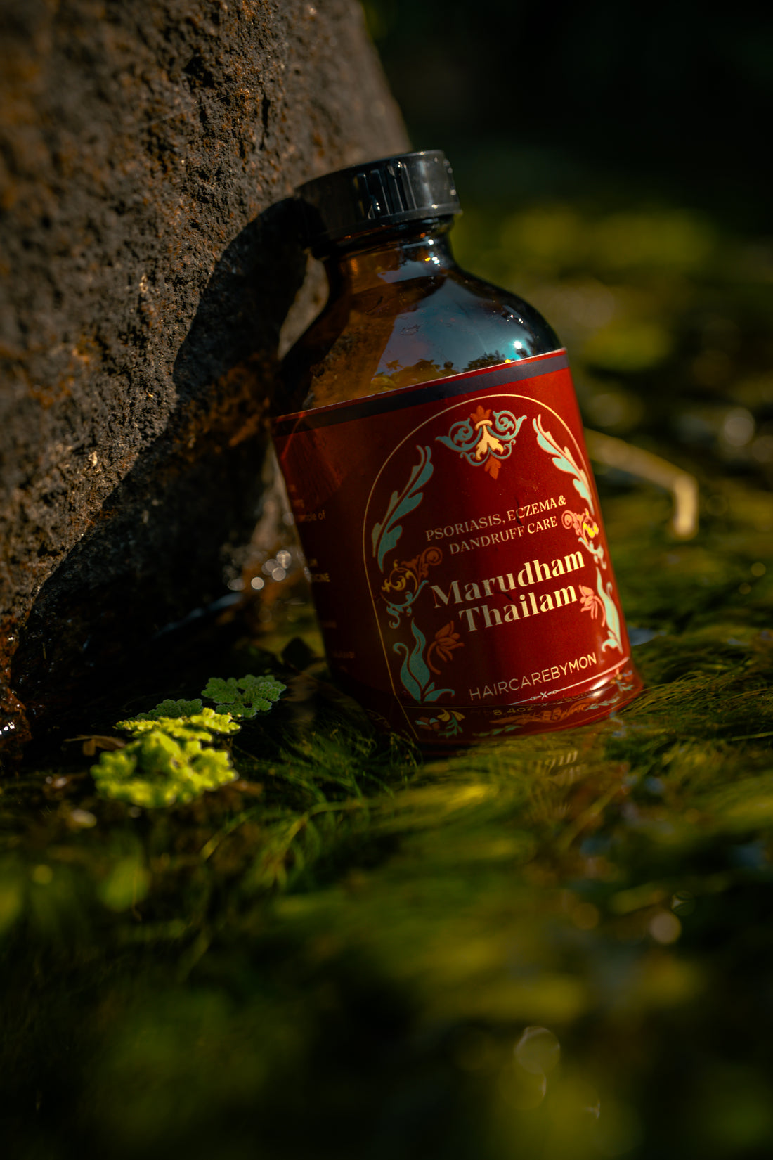 Marudham Thailam | Ayurvedic Oil for Eczema, Psoriasis &amp; Dandruff (Unscented)