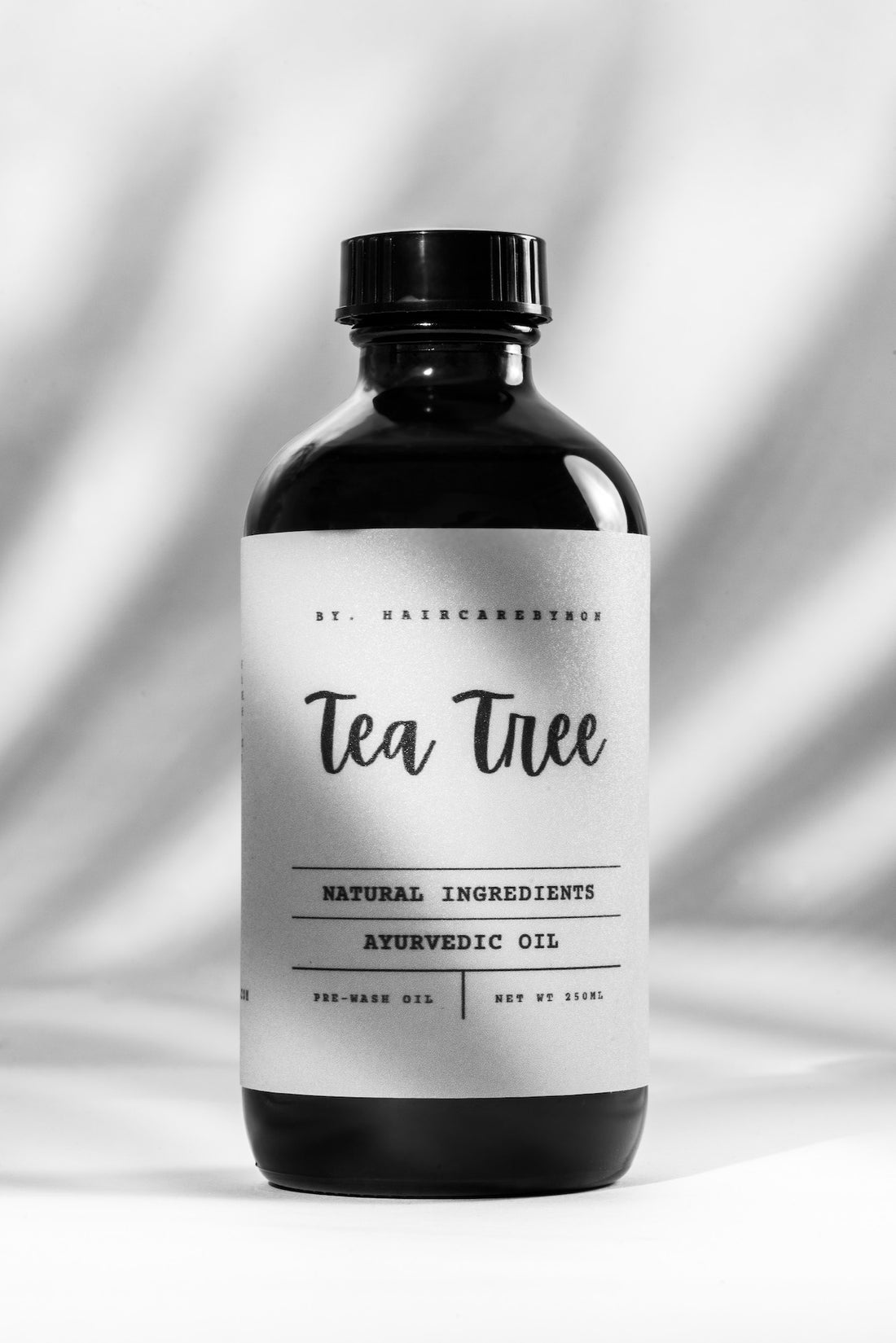 250ml Tea Tree Ayurvedic hair &amp; body oil bottle