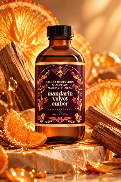 Deepavali Special: Mandarin Velvet Ember Madhavi Thailam